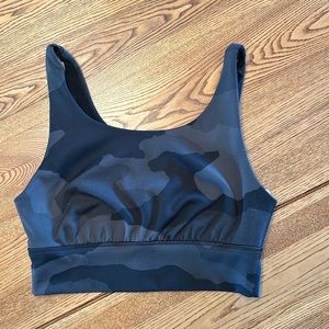 Aerie, Offline black camo sports bra, size medium